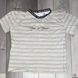Striped Graphic Tee